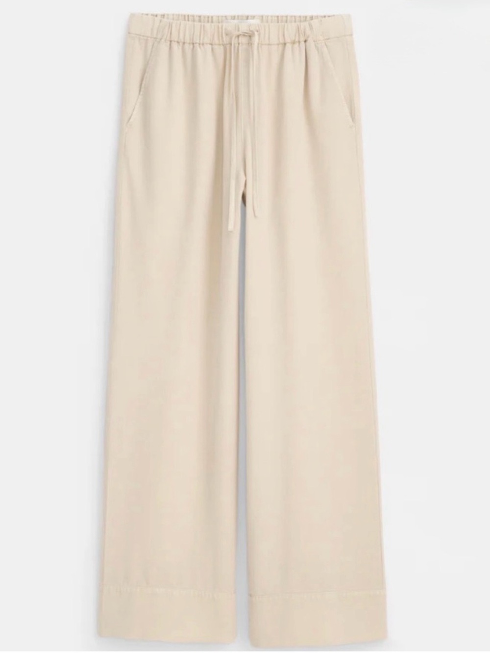 Alex Mill Riley Pant in Drapey Twill | Wide-Leg Drawstring Pants